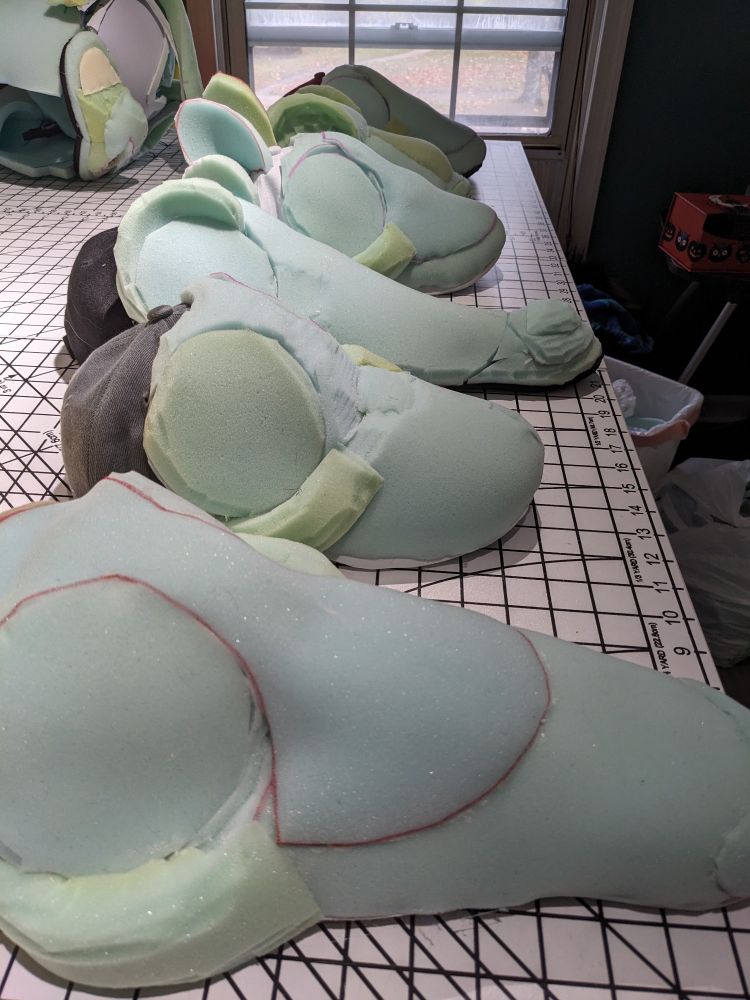 6 kigusuit head bases 