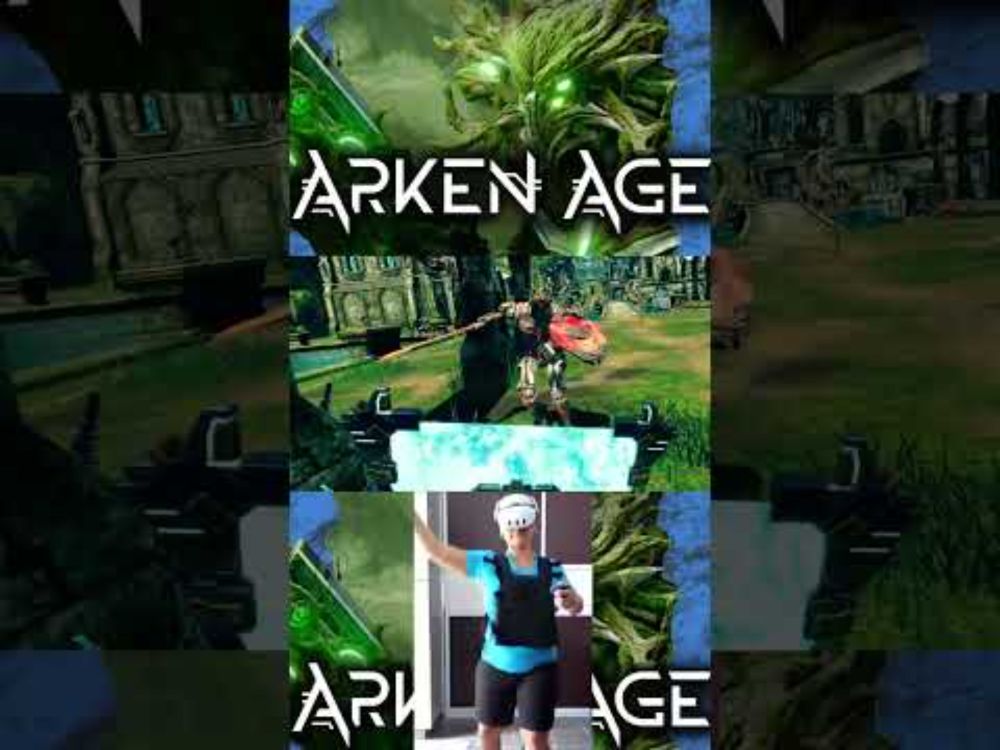 Arken Age Con Chaleco De 20 Libras #vr #combatquest #gaming