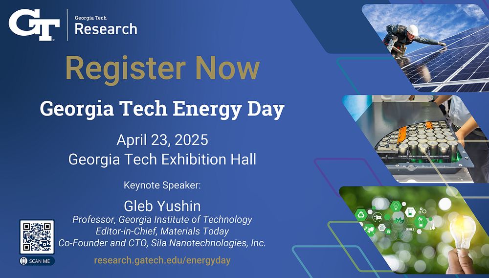 Registration Flyer for 2025 Georgia Tech Energy Day