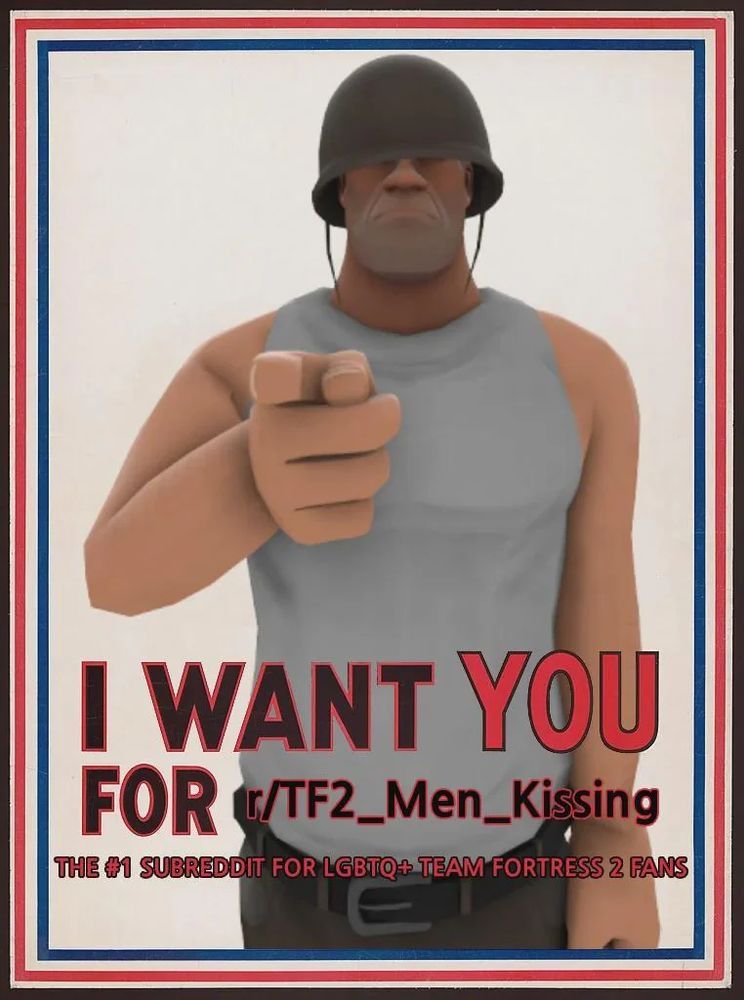 Join r/TF2_Men_Kissing