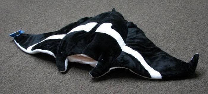 Black Manta Ray Plush