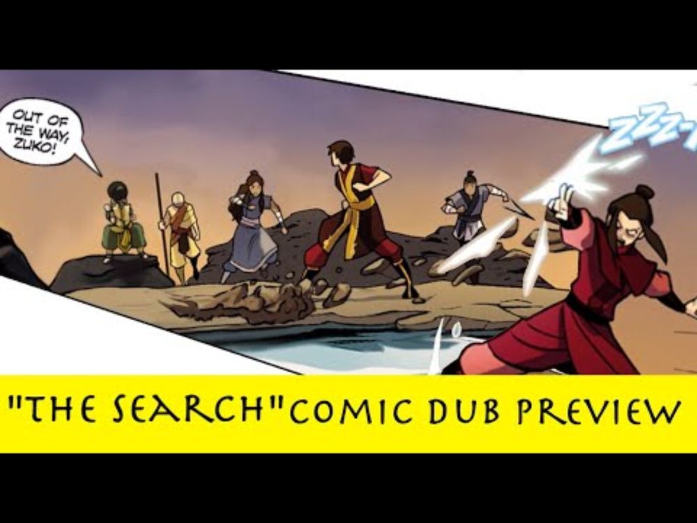 The Gaang Chases After Azula - "The Search" Preview | Avatar Book 4: Air (Comic Dub)