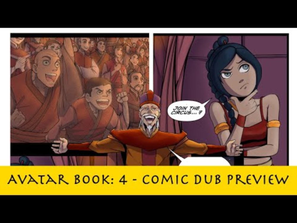 Ty Lee Joins the Circus? - Book 4: Air Preview - Avatar the Last Airbender Comic Dub