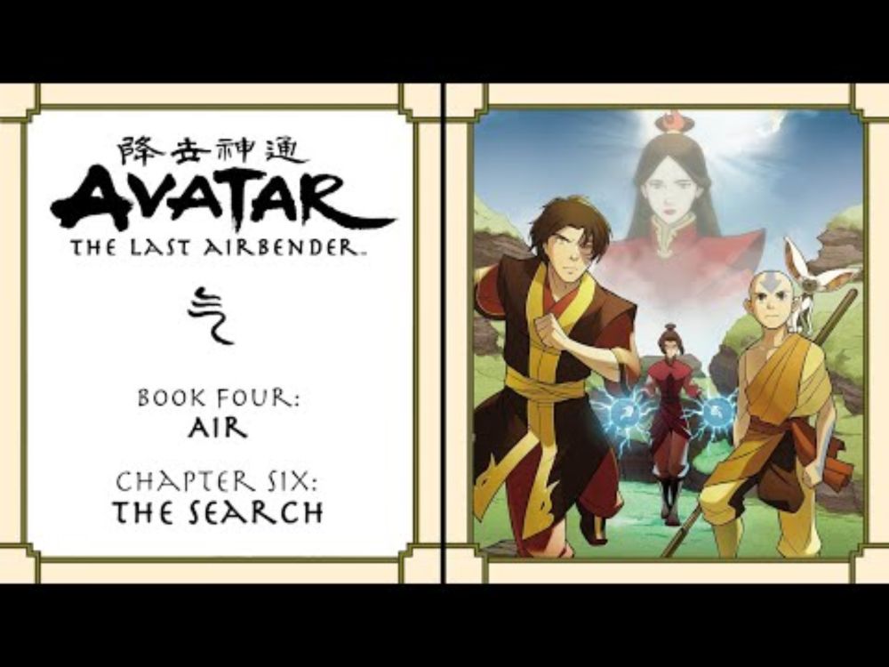 Avatar Book 4: Air | Chapter 6 - "The Search" (Dubbed Motion Comic)