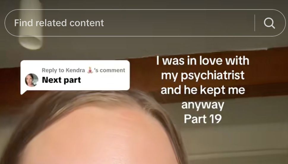 instagram reel: "I was in love with my psychiatrist and he kept me anyway Part 19"