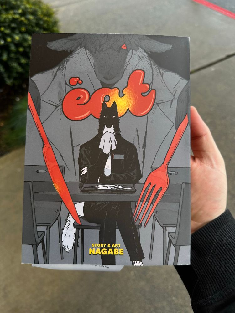 The front cover of the manga/book “eat” by Nagabe.