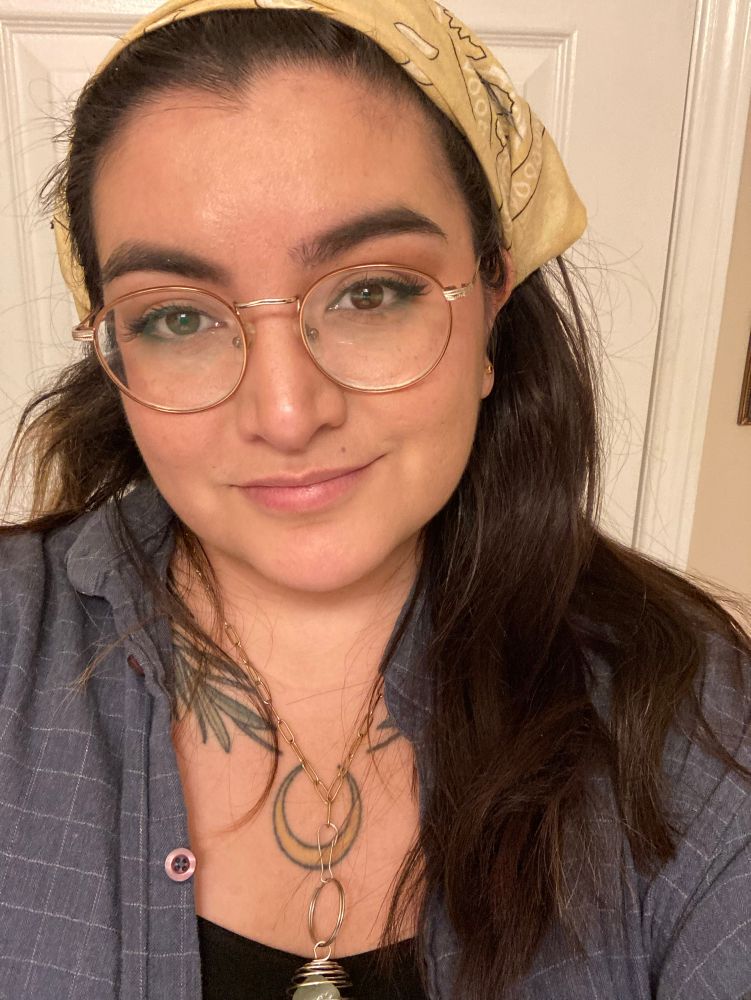 Christmas selfie of me smiling. 