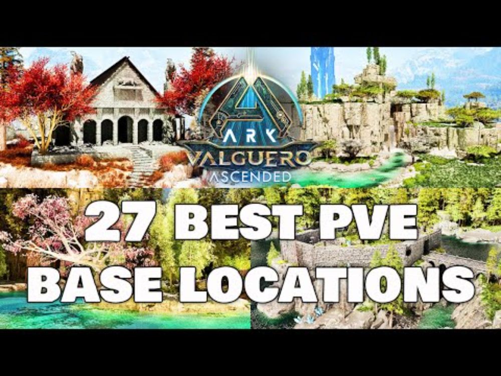 The Best PVE Base Locations for Valguero - Ark Survival Ascended.