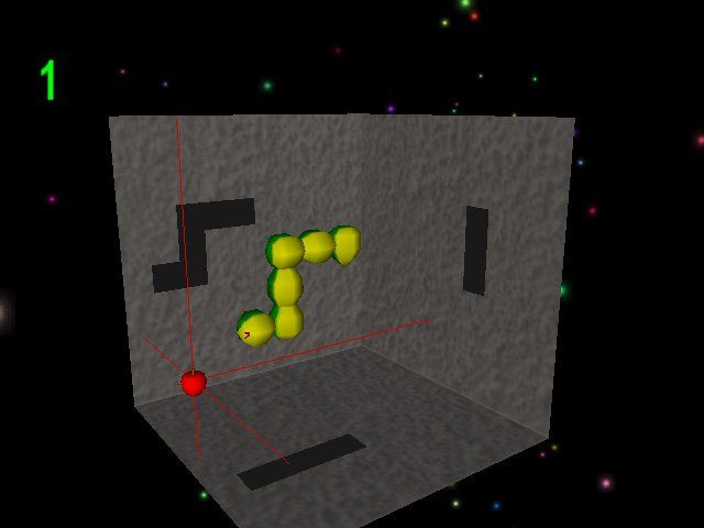 3D Snake in game screenshot