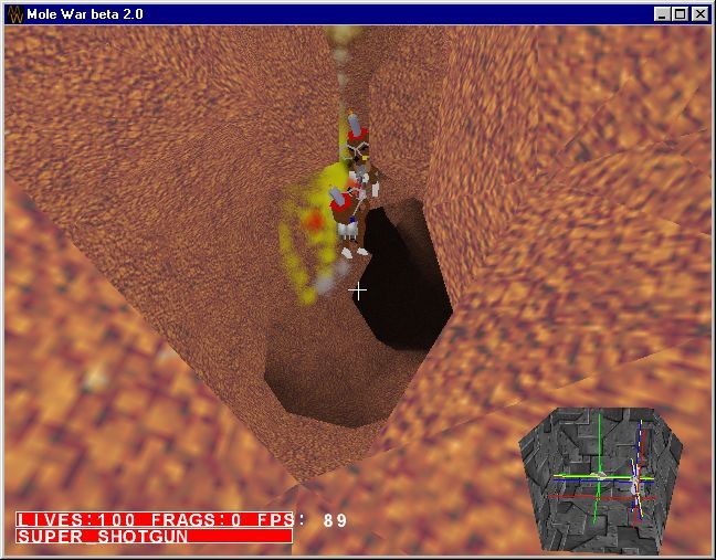 Mole War in game screenshot