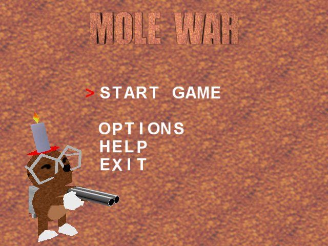 Mole War in game screenshot