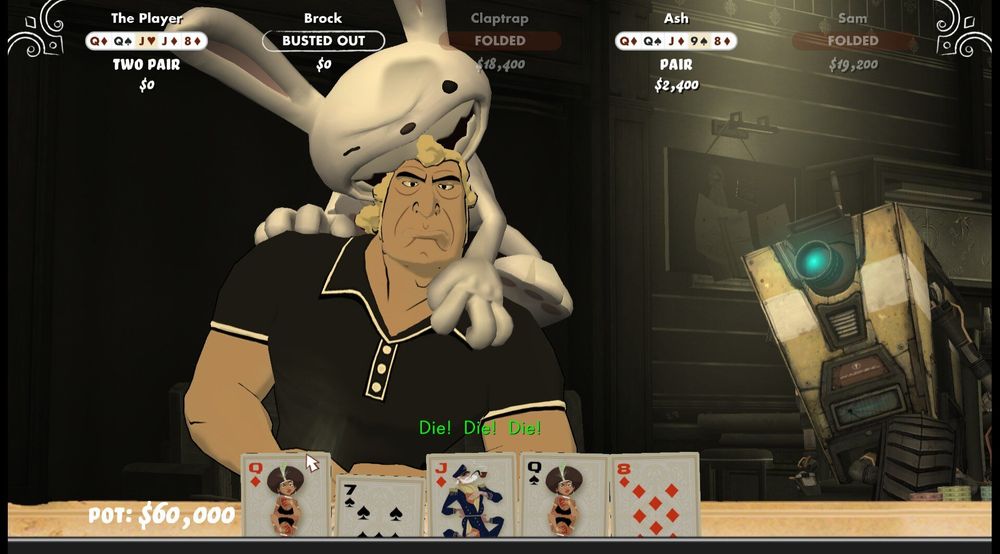 Poker Night 2 in game screenshot