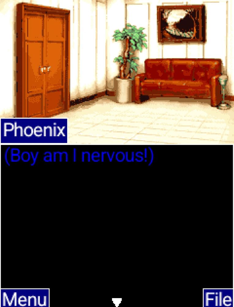 Phoenix Wright: Ace Attorney in game screenshot