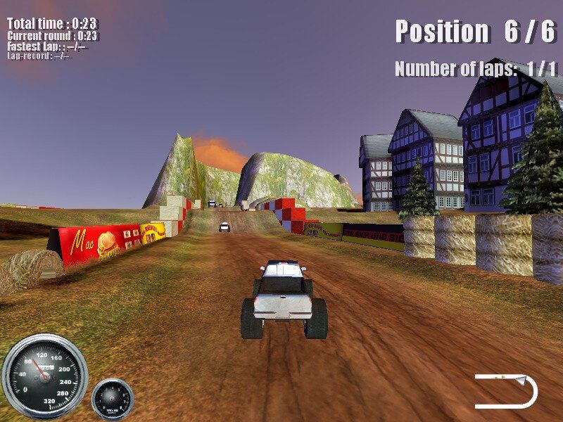 Ultimate Monster Trucks in game screenshot