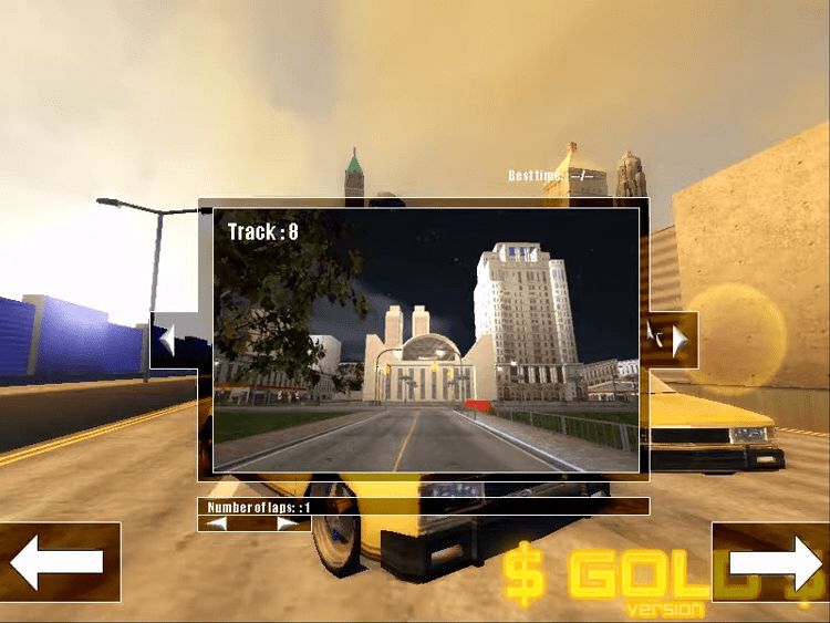 Taxi Rally Gold in game screenshot