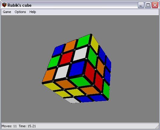 Rubik's Cube in game screenshot