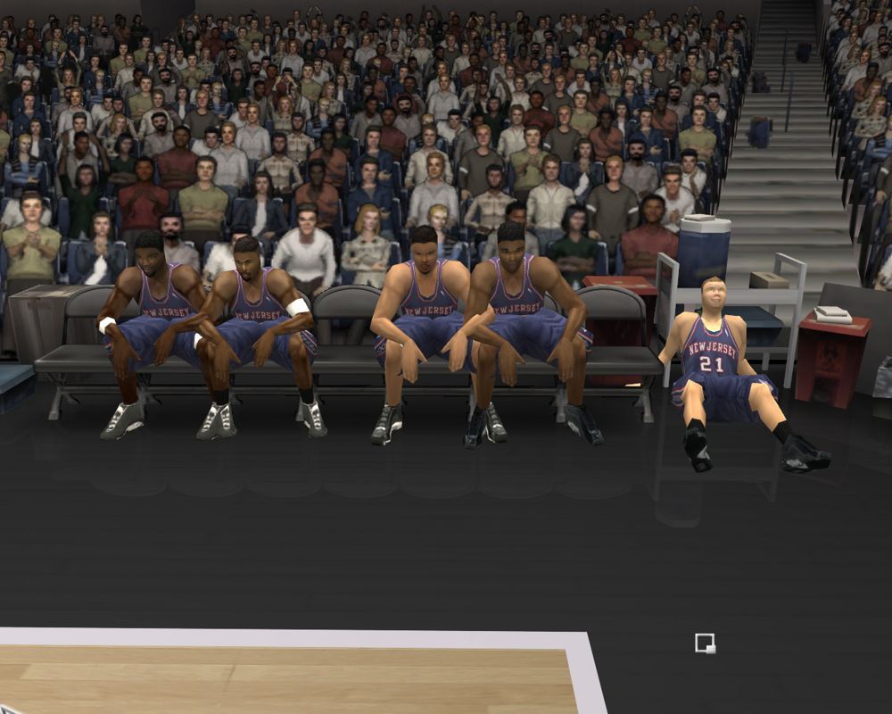NBA Live 2004 in game screenshot