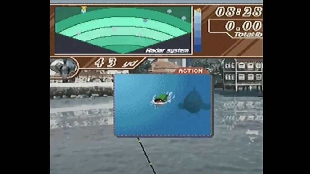 XaviX Bass FISHING in game screenshot