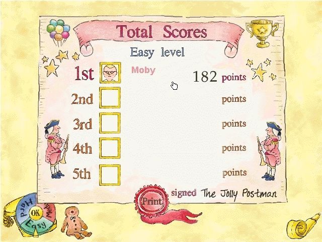 The Jolly Postman's Party in game screenshot