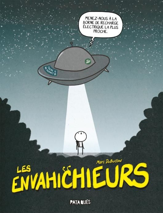Couverture de ma BD intitulée Les Envahichieurs 