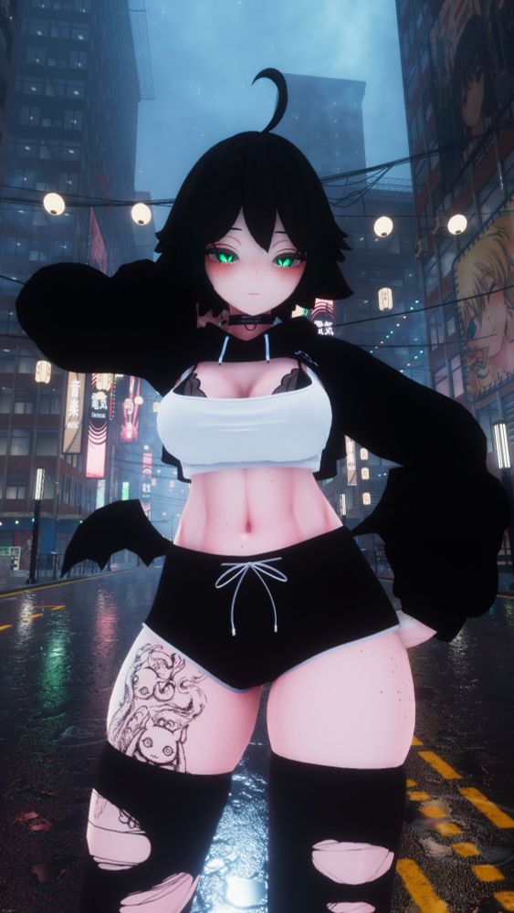 just runya striking a pose