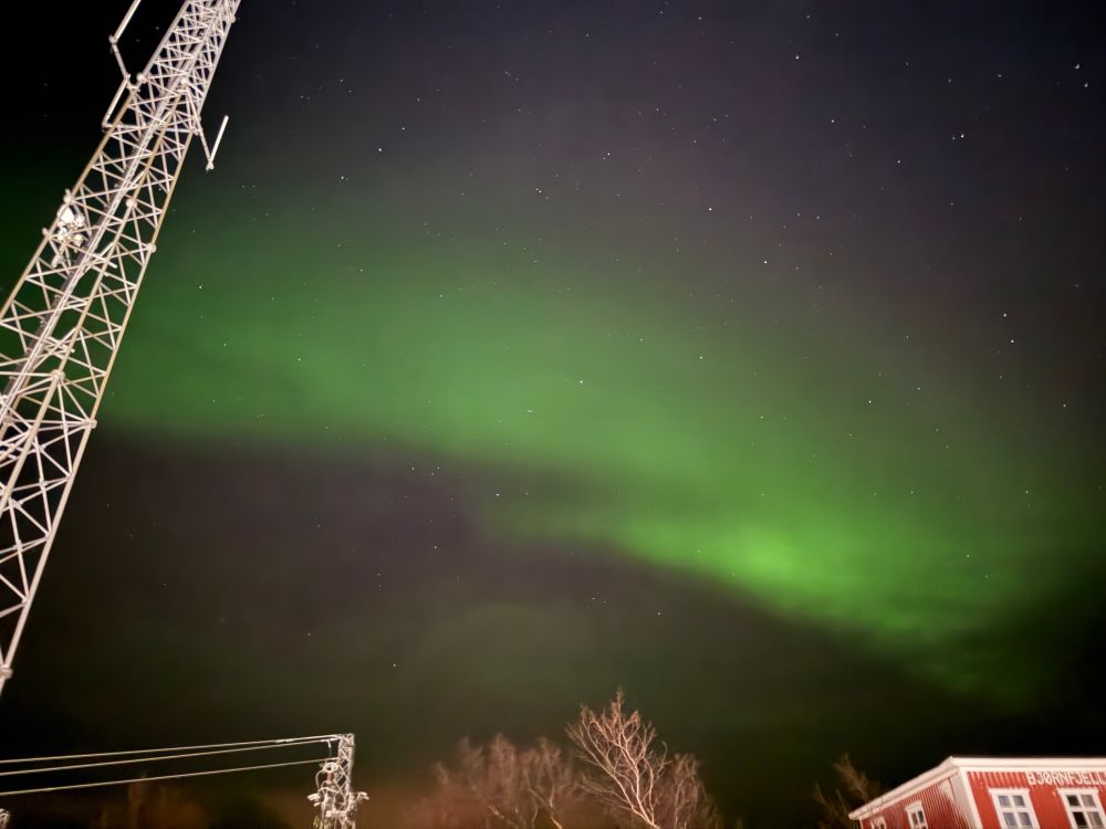 Northern lights from northern Norway. 