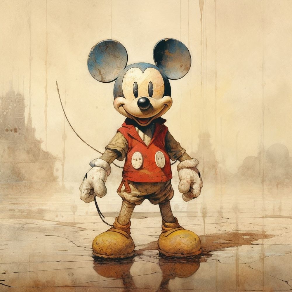 Mickey Mouse:: Mickey Mouse by Moebius::  --style raw