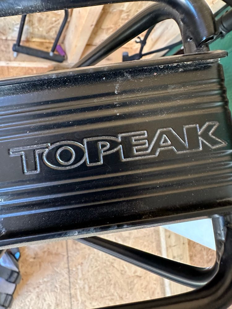 Topeak bike rack close up
