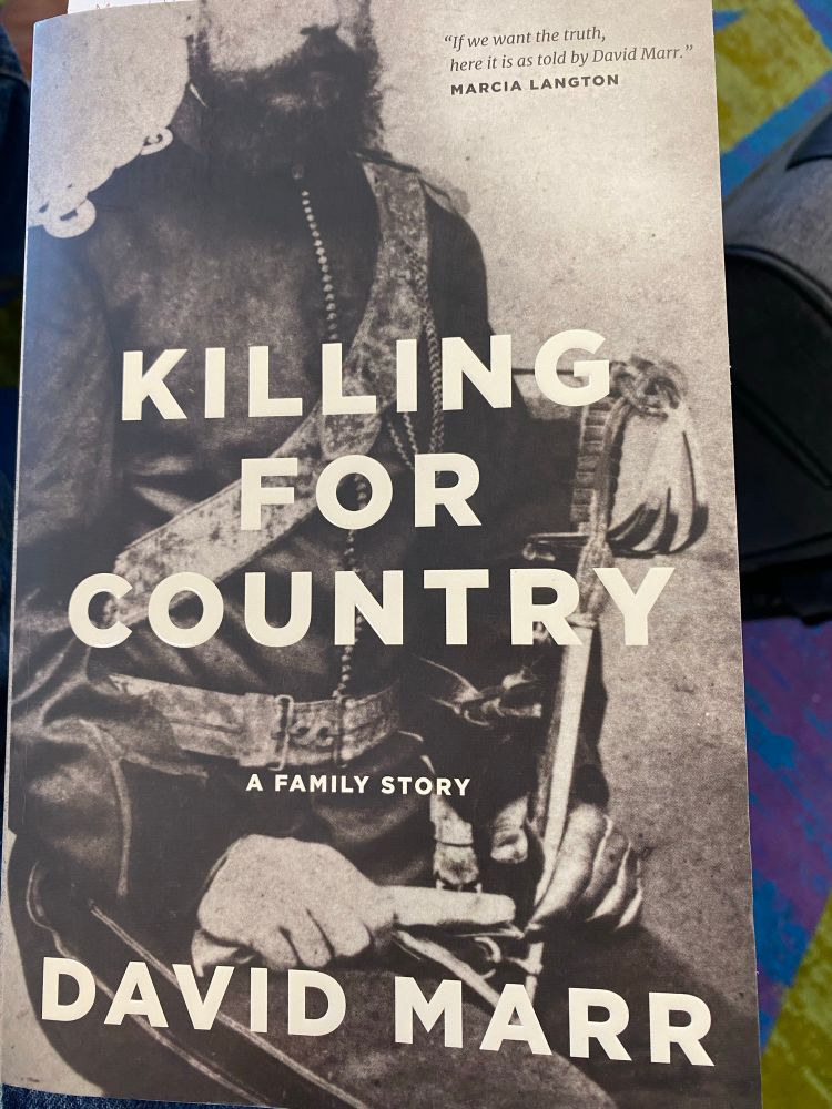 Picture of David Marr’s book killing the country