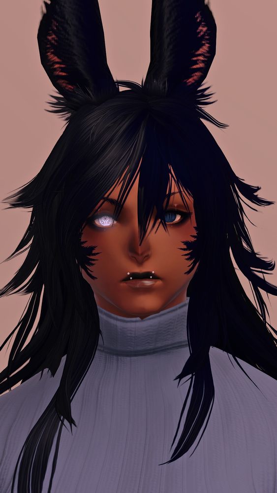 a screenshot from the bust upwards of alaive's model dated june 2024, from before the graphics update.