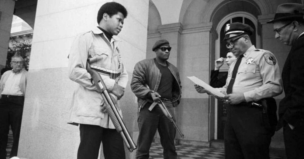 Back in the 1960s, even the NRA supported gun control to disarm the group.