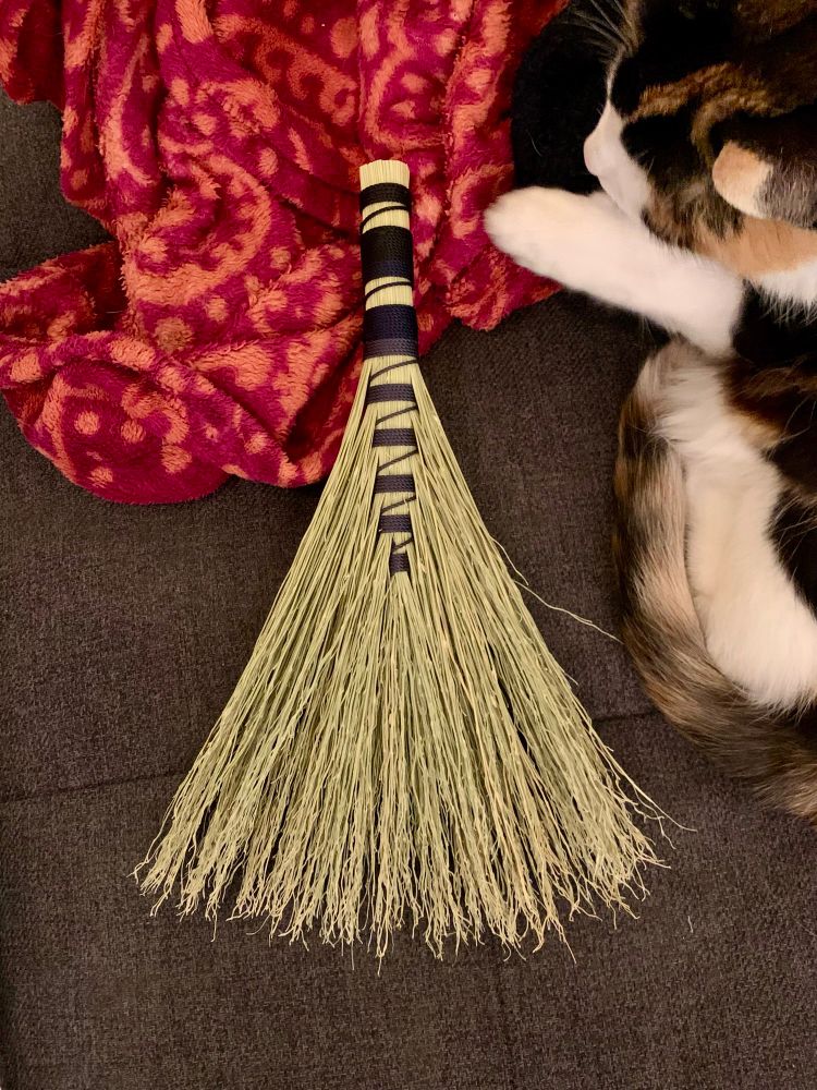Hawktail hand broom