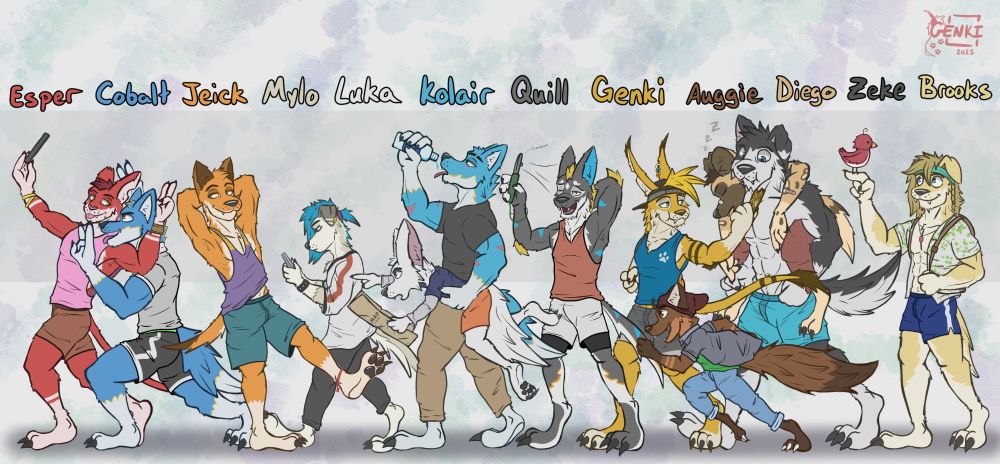 A handful of my OCs!