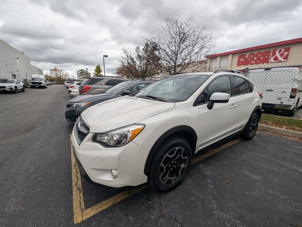 White compact SUV