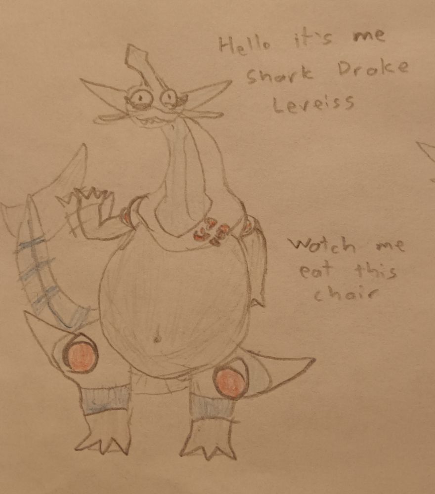 Leviathan Gnathos as Number C32 Shark Drake LeVeiss from Yu-Gi-Oh 
