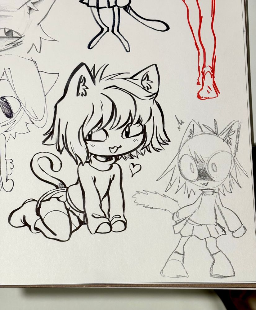 Neco-arc in two very different styles