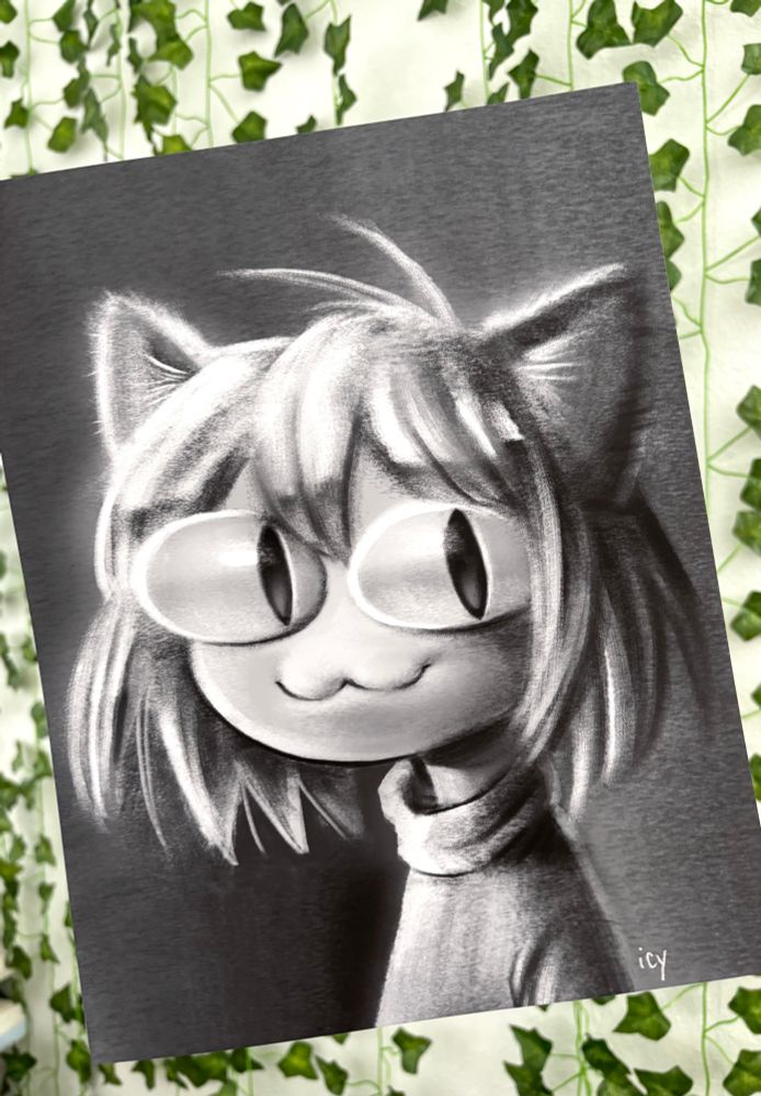 Neco-Arc antique/portrait print from my shop!