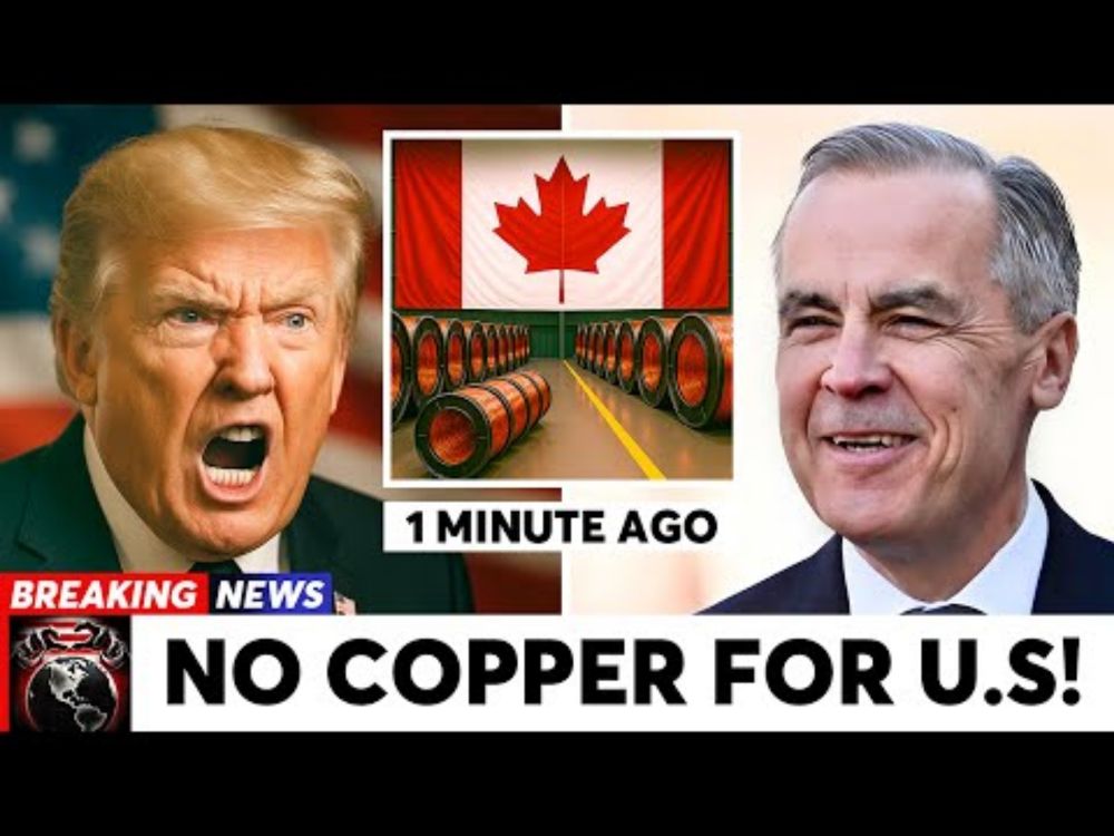1 MIN AGO: Trump RAGES After Canada Halts Copper Exports to U.S. - $4.2 Billion Lost to Canada!