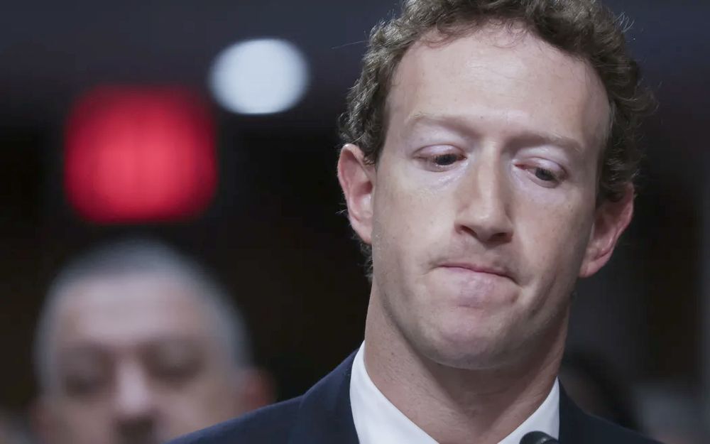 Marc Zuckerberg annoyed 