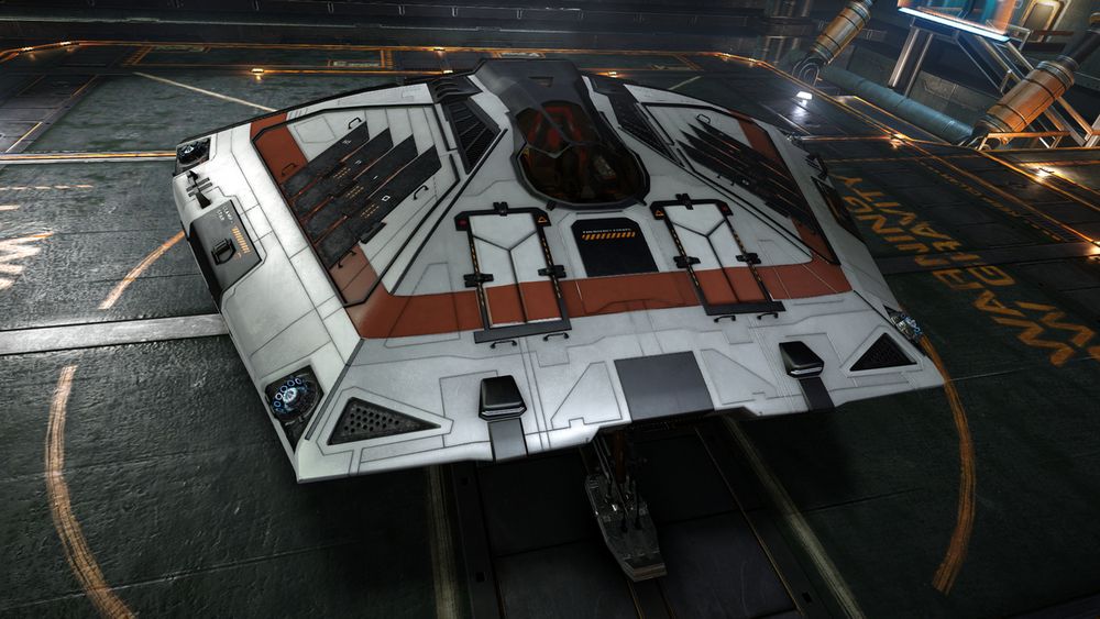 The starting ship in Elite Dangerous looks like a Jamaican meat patty.