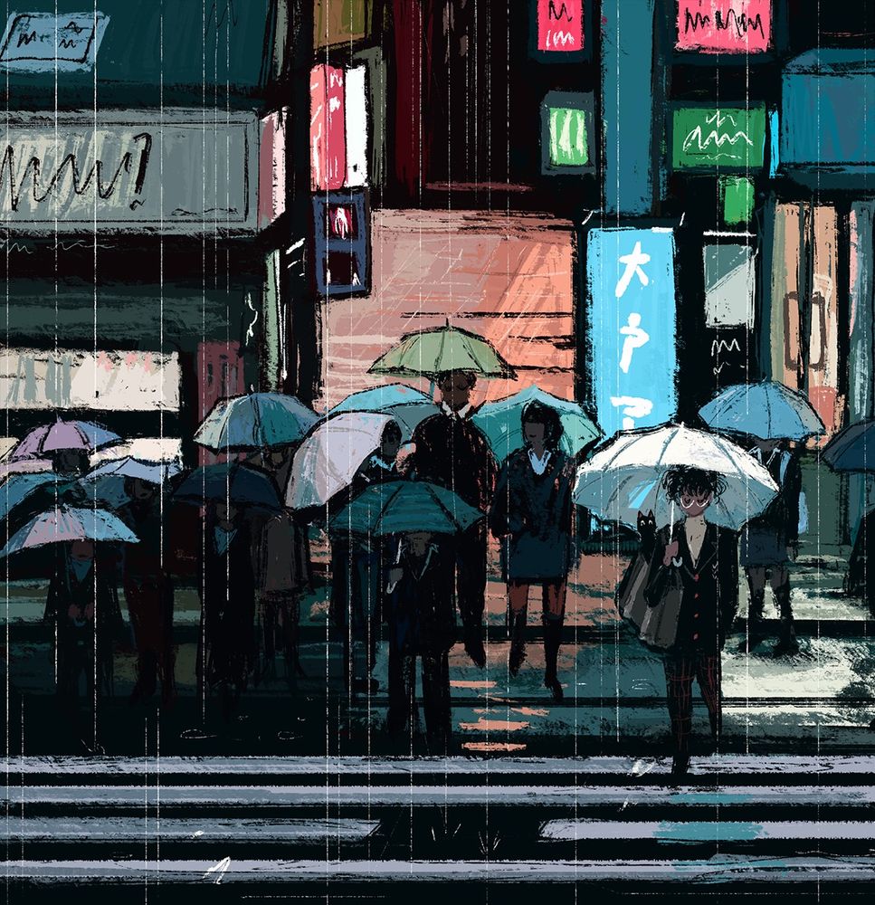 Close-up of the painting on Joker.