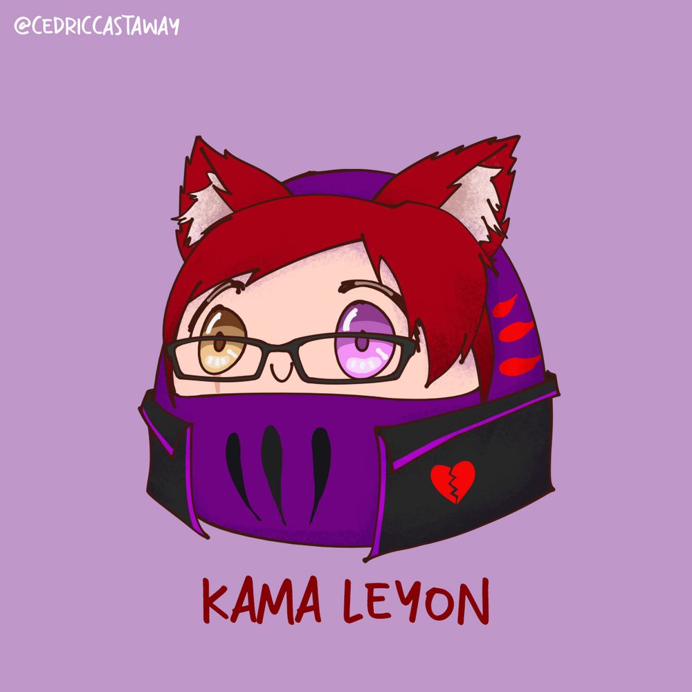 @/KamaLeyonVT as a daruma doll