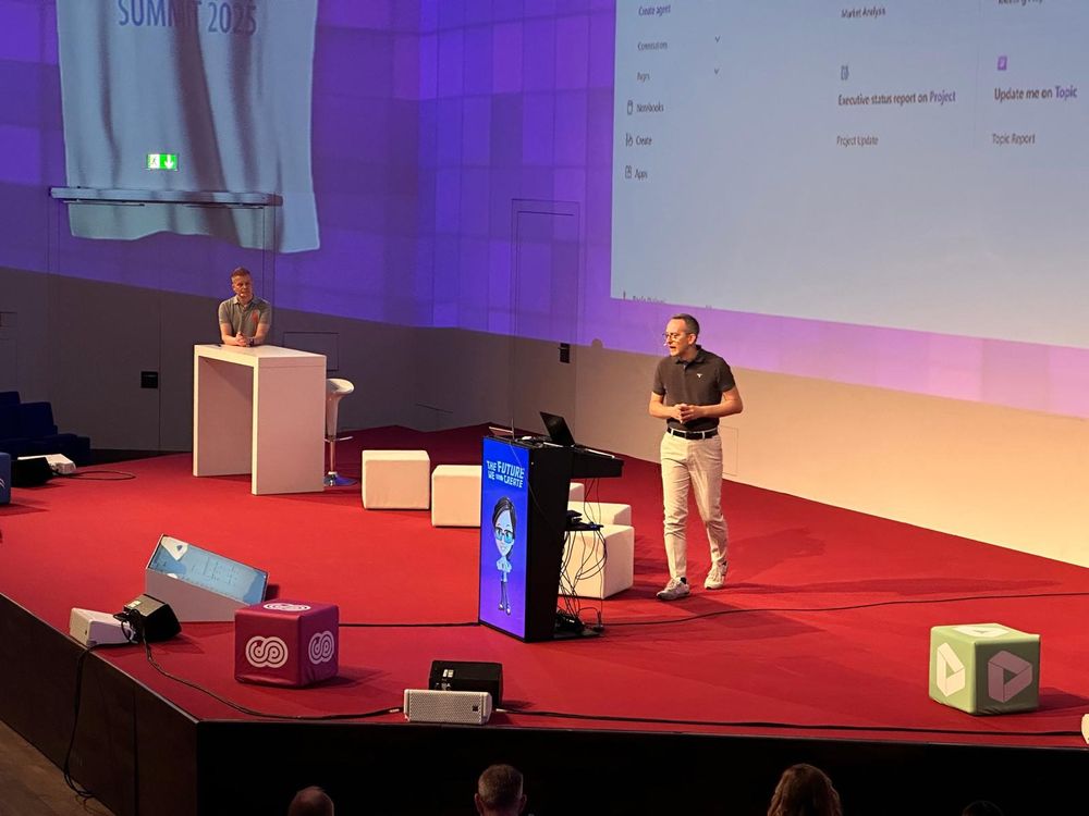 Paolo on stage during ECS2025 Keynote