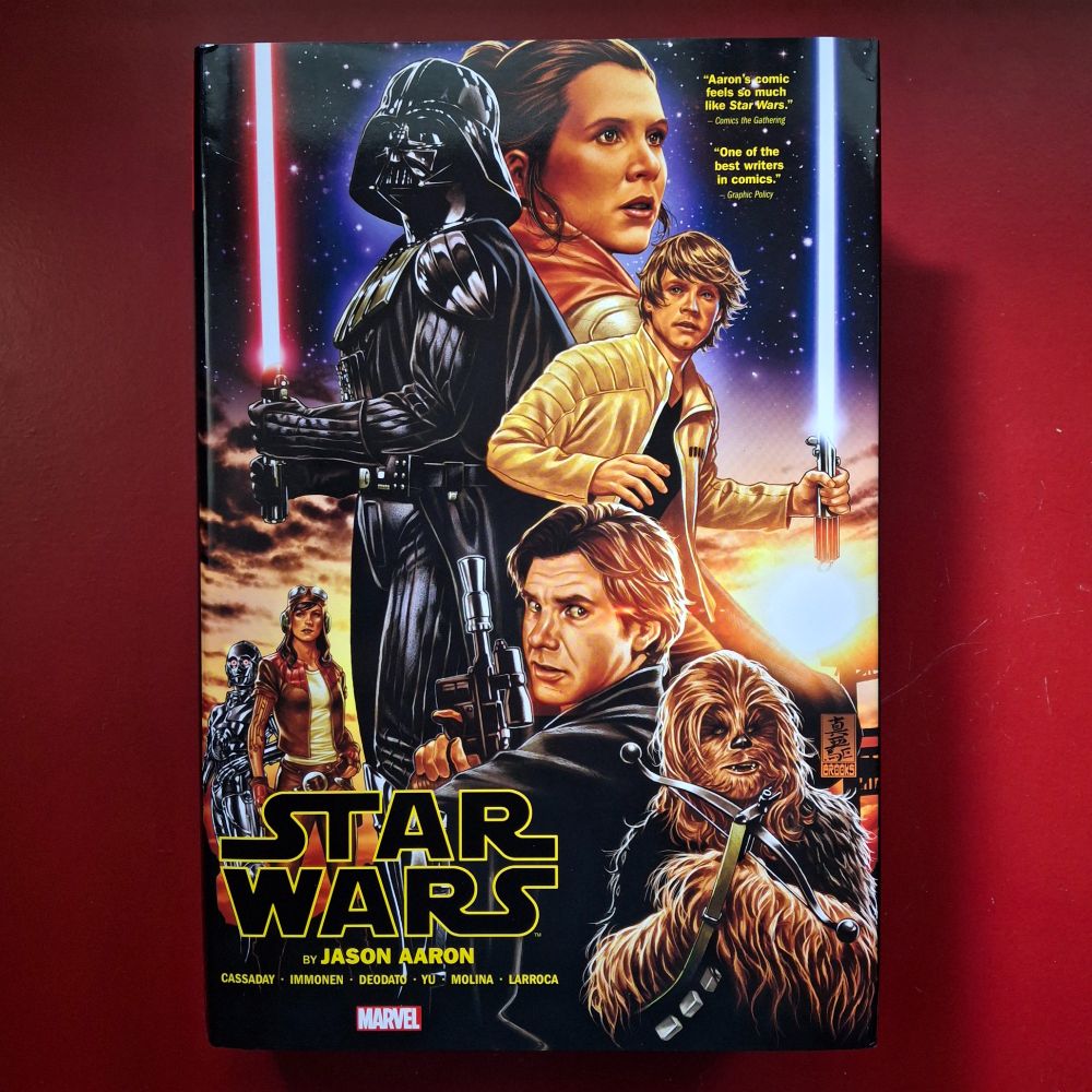 Front cover for the Star Wars by Jason Aaron Omnibus from Marvel Comics