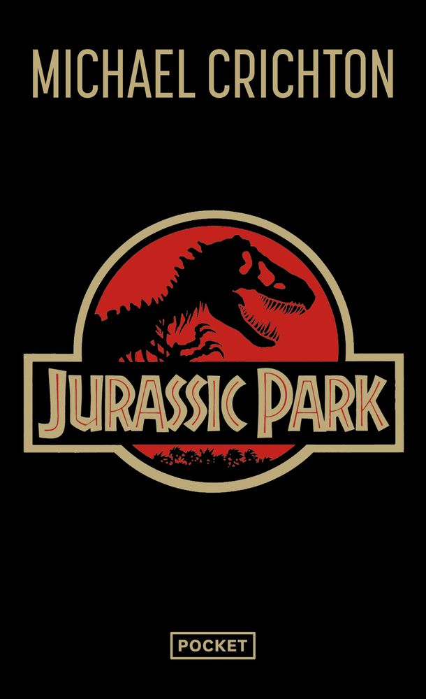 Couverture de Jurassic Park de Michael Crichton chez Pocket Imaginaire.