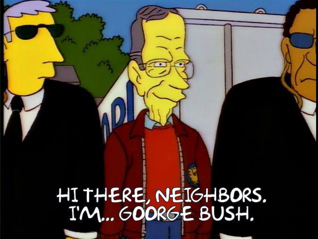 It’s goorge bush