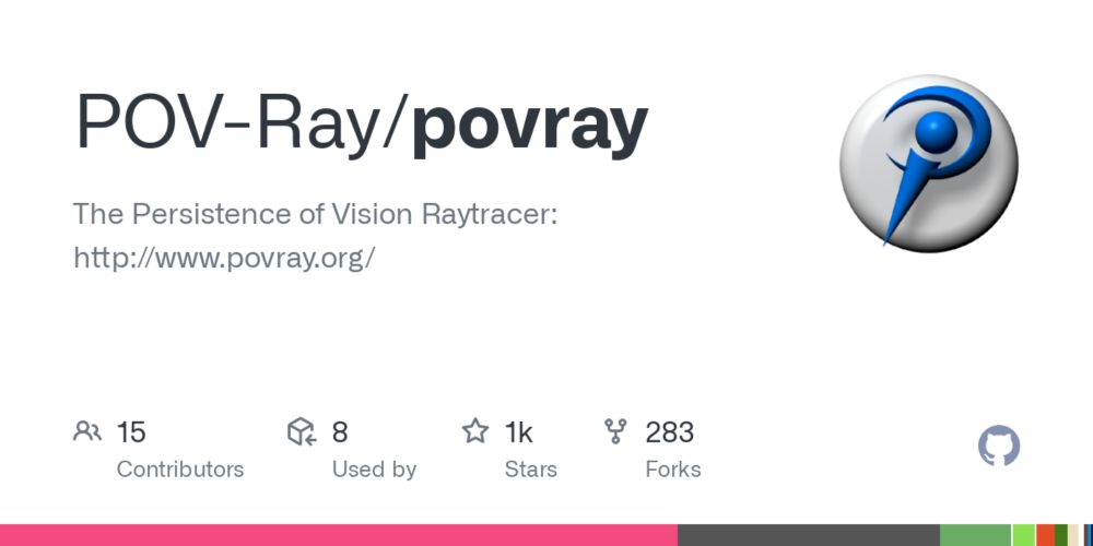 GitHub - POV-Ray/povray: The Persistence of Vision Raytracer: http://www.povray.org/