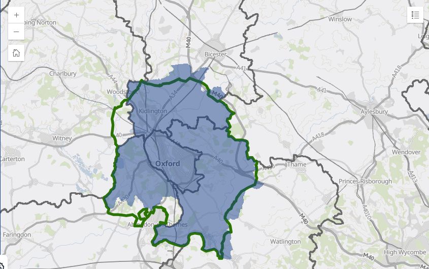 "Greater Oxford": Oxford City Council proposal 
