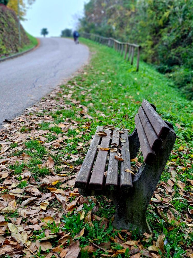 Bankerl in Gorizia am Weg zu einem Kloster 