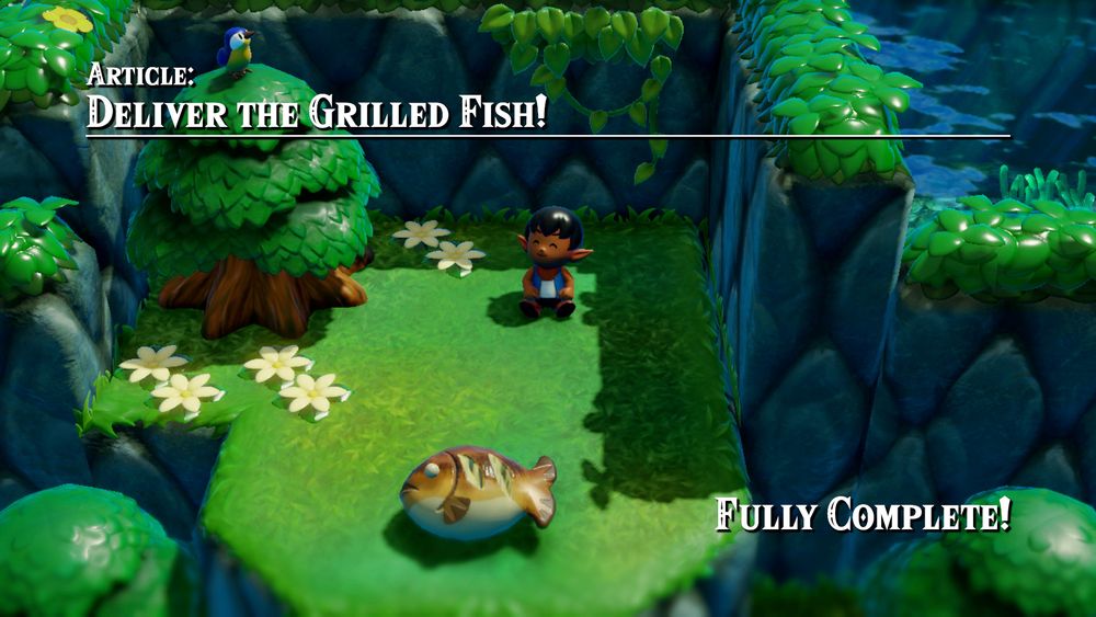 Graphic for the "Deliver the Grilled Fish!" article.